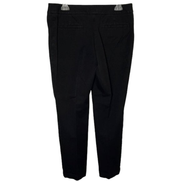 Chico's Fabulously Slimming Cotton Ankle Pants - Black - 1 (8-10) - Picture 4 of 9